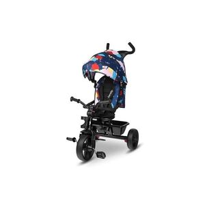 Lionelo - Detská trojkolka HAARI čierna/pestrofarebná 5903771700382 vyobraziť