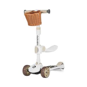 Lionelo - Detská kolobežka 2v1 FRANKY biela/béžová 5903771707763 vyobraziť