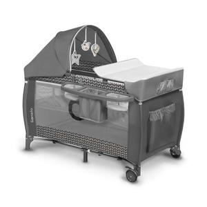 Lionelo - Cestovná postieľka SVEN PLUS šedá 5902581656209 vyobraziť