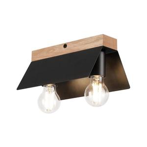 Stropné svietidlo ESME 2xE27/15W/230V čierna/dub LM-2.256 vyobraziť