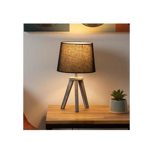 Atmosphera - Stolná lampa MINI 1xE14/25W/230V borovica/čierna 161510 vyobraziť