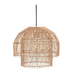 Atmosphera - Luster na lanku KERY 1xE27/40W/230V ratan 186387 vyobraziť