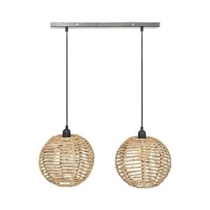 Atmosphera - Luster na lanku RANA 2xE27/40W/230V ratan 195341 vyobraziť