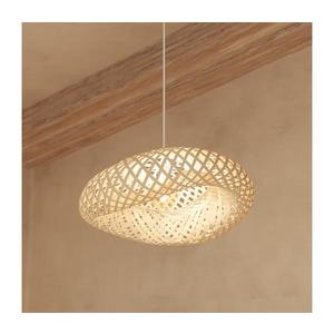 Atmosphera - Luster na lanku BEDDY 1xE27/40W/230V bambus 195336 vyobraziť