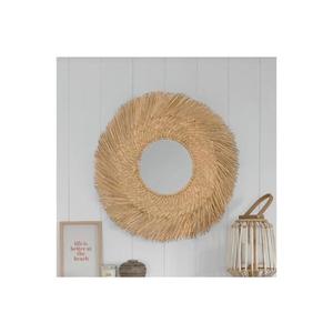 Atmosphera - Nástenné zrkadlo AEL pr. 80 cm rákosie 182053 vyobraziť