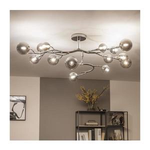 Brilagi - LED Prisadený luster MISTEL 15xG9/3W/230V lesklý chróm/dymová 3009-15CS vyobraziť