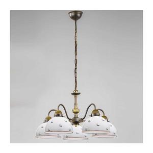 Kolarz 731.85.69 - Luster na reťazi NONNA 5xE27/75W/230V červená 731.85.69 vyobraziť