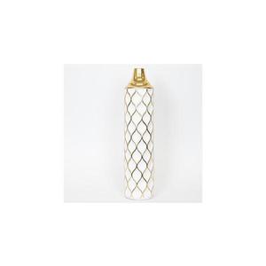 Eurolamp Kovová váza 60, 5x14 cm biela/zlatá 752-22020 vyobraziť