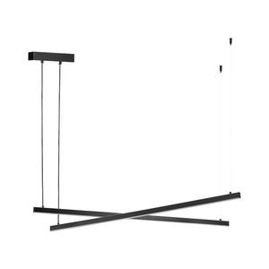 Argon 8838 - LED Luster na lanku MIAMI LED/74W/230V 3000K čierna 8838 vyobraziť