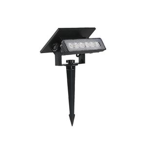 LED Solárne svietidlo LED/0, 9W/3, 7V 3000K IP65 1200 mAh čierna 23757 vyobraziť