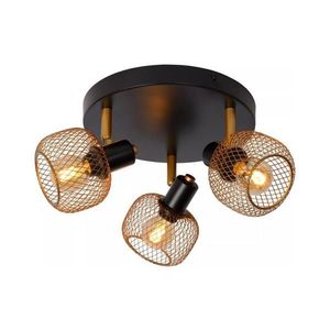 Lucide 77978/13/02 - Bodové svietidlo MAREN 3xE14/13W/230V čierna/mosadz 77978/13/02 vyobraziť