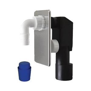 Bruckner - Práčkový sifón na podomietkovú inštaláciu DN40/50 leštená nerez 168.023.3 vyobraziť