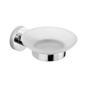 Aqualine - Nástenná mydelnička SAMBA mliečne sklo/lesklý chróm SB102 vyobraziť