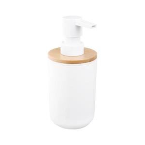 Aqualine - Dávkovač mydla SNOW 350 ml biela/bambus 7578 vyobraziť