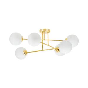 Luster na tyči 6xE27/35W/230V pr. 80 cm zlatá 5903271845804 vyobraziť