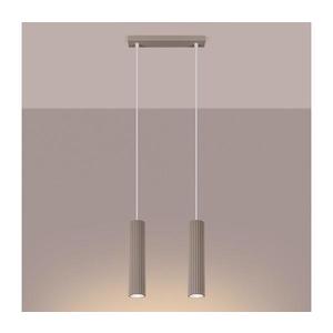 Brilagi - Luster na lanku CRESTO 2xGU10/10W/230V taupe BR.1773 vyobraziť