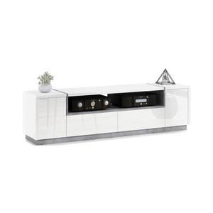 Televízny stolík FRED biela/šedá 5903631911927 vyobraziť