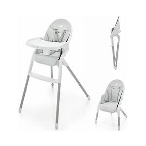 KINDERKRAFT - Detská jedálenská stolička 2v1 DINNLY šedá KHDINN00LGR0000 vyobraziť