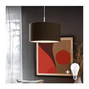 Eglo - LED Luster na lanku TUNJA 1xE27/60W/230V hnedá 1xEG32515+1xEG32485 vyobraziť