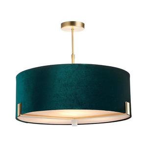 Endon 95839 - Luster na tyči HAYFIELD 3xE27/40W/230V mosadz/zelená 95839 vyobraziť