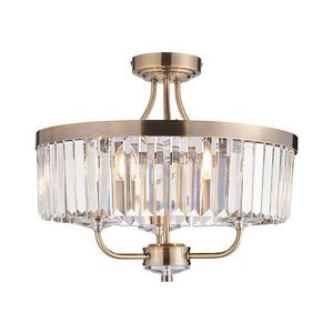 Endon 102506 - Prisadený luster CHESTERFIELD 3xE14/6W/230V pr. 45 cm mosadz 102506 vyobraziť