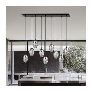 EMIBIG Luster na lanku ASTRAL 9xE14/10W/230V čierna/dymová 1266/9 vyobraziť