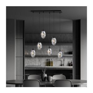 EMIBIG Luster na lanku ASTRAL 6xE14/10W/230V čierna/dymová 1266/6 vyobraziť