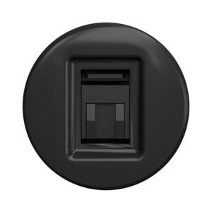 lap - Retro dátová zásuvka bez rámika čierna C/DATA vyobraziť