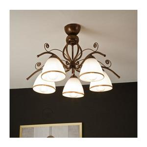 Prisadený luster RETRO 5xE27/60W/230V bronz patina LM-5.51/A vyobraziť