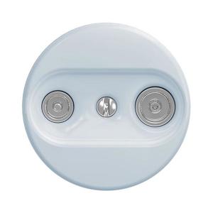 lap - Retro účastnícka zásuvka TV+R (priebežná) bez rámika modrá M/TV/P vyobraziť