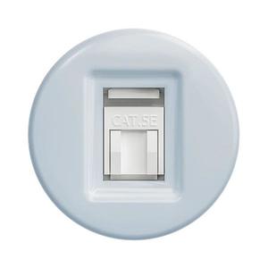 lap - Retro dátová zásuvka bez rámika modrá M/DATA vyobraziť