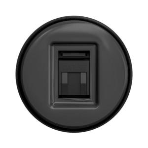 lap - Retro dátová zásuvka bez rámika antracit A/DATA vyobraziť