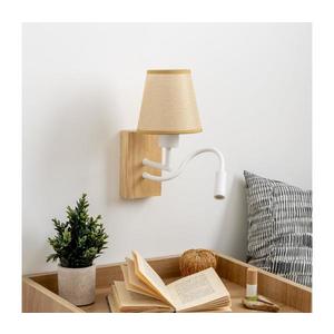 Brilagi - LED Nástenná lampa NUBILA WOOD 1xE27/25W/230V +LED/3W dub/svetlohnedá BG1565+BG1571 vyobraziť
