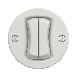 lap - Retro sériový vypínač bez rámika č. 5 biela K/V2/5 vyobraziť