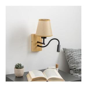Brilagi - LED Nástenná lampa NUBILA WOOD 1xE27/25W/230V +LED/3W dub/svetlohnedá BG1564+BG1571 vyobraziť