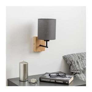 Brilagi - Nástenná lampa NUBILA WOOD 1xE27/25W/230V dub/antracit BG1561+BG1574 vyobraziť