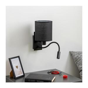 Brilagi - LED Nástenná lampa NUBILA 1xE27/25W/230V + LED/3W čierna BG1558+BG1581 vyobraziť