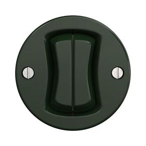 lap - Retro dvojitý schodiskový vypínač bez rámika č. 6+6 zelená Z/V2/66 vyobraziť