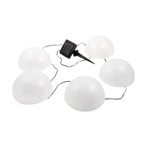 LED RGB Solárne svietidlo HEMI LED/0, 1W/1, 2V 600 mAh IP44 biela EKO0450 vyobraziť