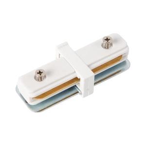 Konektor pre svietidlá v lištovom systéme 1-fázový rovný biela ML0709 vyobraziť