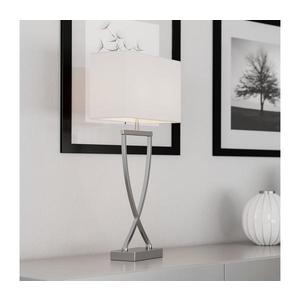 ByRydens 2820430-5000 - Stolná lampa OMEGA 1xE27/5W/230V biela/lesklý chróm 2820430-5000 vyobraziť