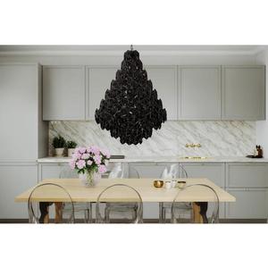 ByRydens 4200940-6513 - Luster na reťazi MONARQUE GRANDE 11xE14/5W/230V čierna 4200940-6513 vyobraziť