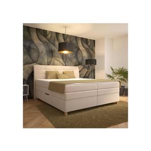 Boxspringová posteľ s matracom BEA 160x200 cm béžová CHR160x200 s matrací vyobraziť