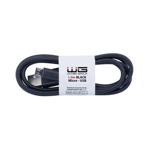 Winner Group - USB kábel Micro USB / USB-A 1m čierna WINKABUMICRO vyobraziť