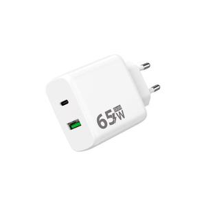 Winner Group - Rychlonabíjací adaptér 1xUSB-C + 1xUSB-A Power Delivery 65W biela WINSITGAN65W vyobraziť