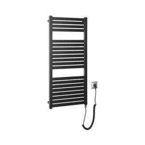 Aqualine - Kúpeľňový elektrický radiátor TONDI-E 300W/230V 97 cm matná čierna DE456T vyobraziť