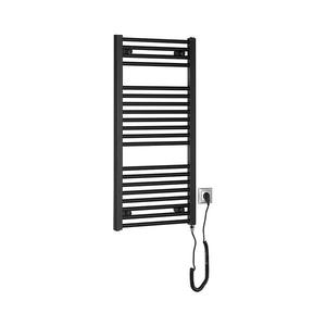 Aqualine - Kúpeľňový elektrický radiátor DIRECT-E 300W/230V 96 cm matná čierna ILE94TB vyobraziť