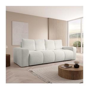 Rozkladacia čalúnená trojmiestna pohovka s úložným priestorom ALMADA béžová 8590828985518 vyobraziť