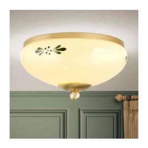 Orion DL 7-672 - Stropné svietidlo LANDHAUS 1xE27/60W/230V pr. 21 cm mosadz/béžová DL 7-672 MS/champ-grün vyobraziť