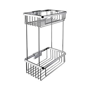 NIMCO Ki 14017D-26 - Dvojposchodová nástenná polica do sprchy KIBO lesklý chróm Ki 14017D-26 vyobraziť